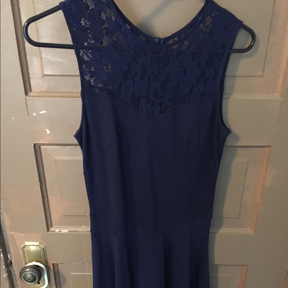 Blue dress